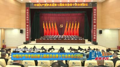 【直通县市区】中国共产党孝昌县第七届委员会第十次全体会议召开