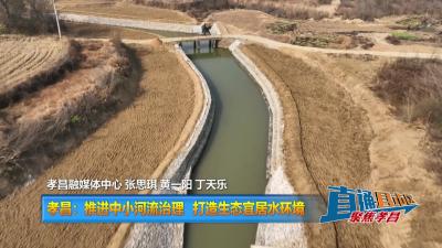 【直通县市区】孝昌：推进中小河流治理 打造生态宜居水环境