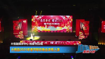 【直通县市区】大悟县2025年春节联欢晚会浓情上演