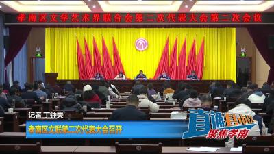 【直通县市区】孝南区文联第二次代表大会召开