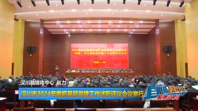 【直通县市区】汉川市2024年度抓基层党建工作述职评议会议举行
