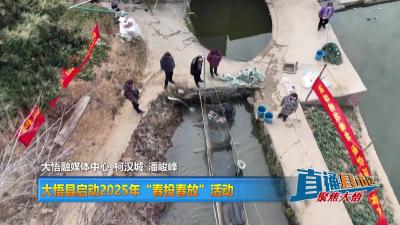 【直通县市区】大悟县启动2025年“春投春放”活动