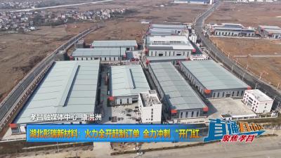 【直通县市区】湖北彤瑞新材料：火力全开赶制订单  全力冲刺 “开门红”