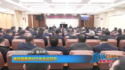 【直通县市区】孝昌县委农村工作会议召开