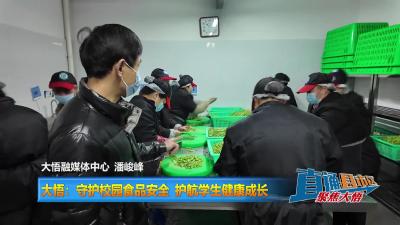【直通县市区】大悟：守护校园食品安全 护航学生健康成长
