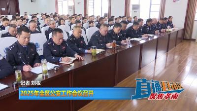 【直通县市区】2025年全区公安工作会议召开