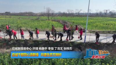 【直通县市区】应城干群同心添新绿 共建生态万树村