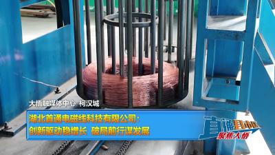 【直通县市区】湖北首通电磁线科技有限公司：创新驱动稳增长 破局前行谋发展