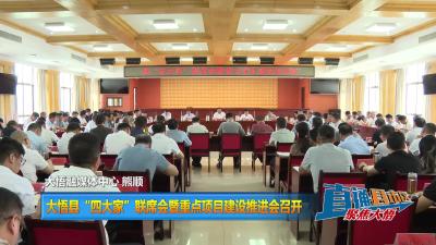 【直通县市区】大悟县“四大家”联席会暨重点项目建设推进会召开