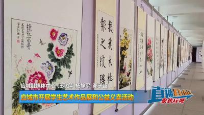 【直通县市区】应城市开展学生艺术作品展和公益义卖活动