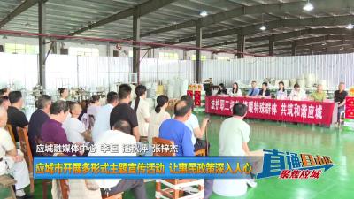 【直通县市区】应城市开展多形式主题宣传活动 让惠民政策深入人心
