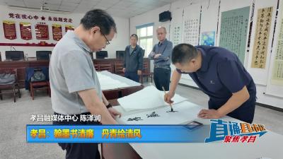 【直通县市区】孝昌：翰墨书清廉 丹青绘清风