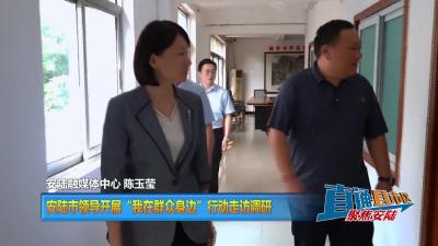 【直通县市区】安陆市领导开展“我在群众身边”行动走访调研