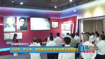 【直通县市区】 应城市“四大家”领导集体参观孝感市警示教育基地
