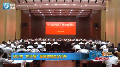 【直通县市区】汉川市“四大家”领导联席会议召开