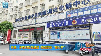 【直通县市区】孝昌：矛盾调处在基层 撑起营商“暖心伞”