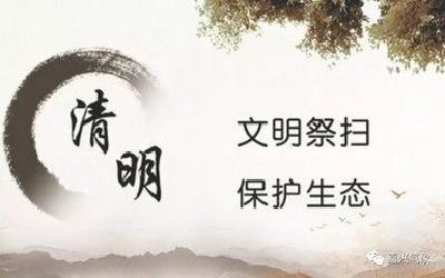 公益广告丨文明祭祀 保护环境