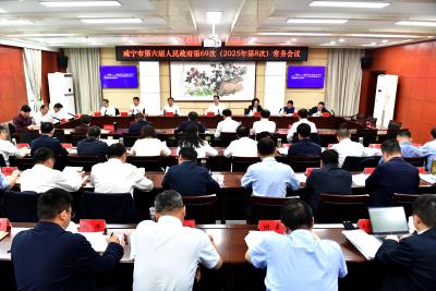 杨军主持召开市政府常务会议 守牢安全底线 护航高质量发展