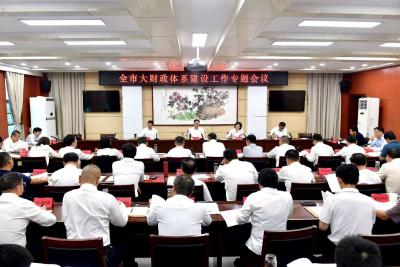 杨军在全市大财政体系建设工作专题会上要求 推动各项工作提质增效走深走实