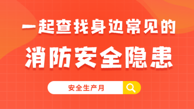 安全生产月 | 一起查找身边常见的消防安全隐患