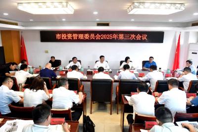 杨军在市投委会2025年第三次会议上要求 细化全周期推进机制 全链条攻坚项目建设