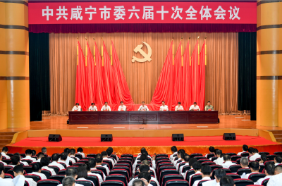中共咸宁市委六届十次全体会议举行 全面构建现代化产业体系 加快打造武汉都市圈绿色发展重要增长极 周锋讲话 杨军朱庆刚梁细林出席