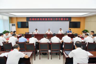 周锋主持召开专题会议 把准方向 聚焦重点 打牢基础 精准发力推动县域经济量质并进