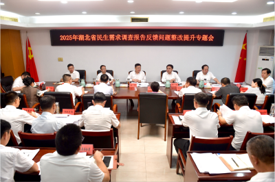 杨军主持召开省民生需求调查报告反馈问题整改提升工作专题会 围绕群众有感保障和改善民生 不断擦亮咸宁发展的幸福底色