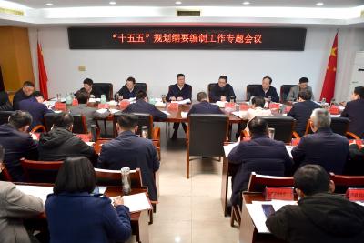 杨军主持召开专题会议研究全市“十五五”规划纲要编制工作 系统分析全面谋划深入论证 以高水平规划引领高质量发展