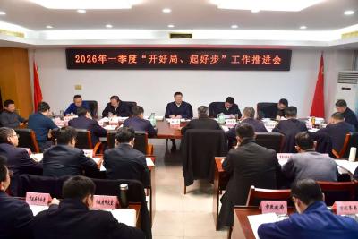 杨军主持召开2026年一季度“开好局、起好步”工作推进会 锚定全年目标任务 全力实现良好开局