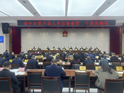 朱庆刚主持召开市六届人大常委会第二十五次会议