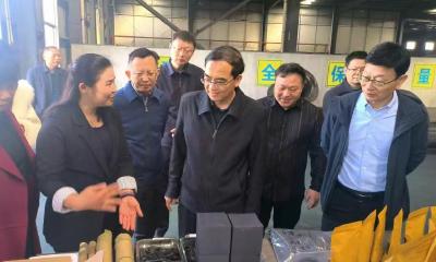 朱庆刚到赤壁市、嘉鱼县、咸安区调研特色淡水产品产业和竹产业发展情况