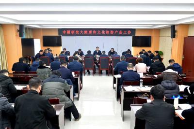 杨军专题研究大健康和文化旅游产业发展工作 推动支柱产业突破性发展 为增长极建设注入强劲动能