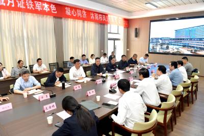 杨军与同济医院党委书记唐洲平一行座谈交流 深化院地务实合作 推动项目如期运营