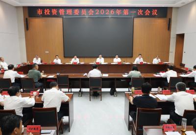 杨军主持召开市投委会2026年第一次会议 规范政府投资管理 提升项目建设质效
