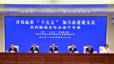 杨军出席“开局起步‘十五五’ 加力奋进建支点”系列新闻发布会咸宁专场 加快打造武汉都市圈绿色发展重要增长极 为全省建成支点贡献更大力量
