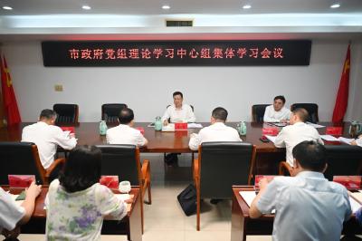 杨军主持召开市政府党组理论学习中心组集体学习会议 弘扬真抓实干的优良作风 推动经济社会高质量发展
