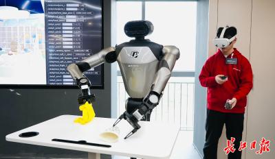 手把手教叠衣服擦桌子，机器人在武汉上“职校”