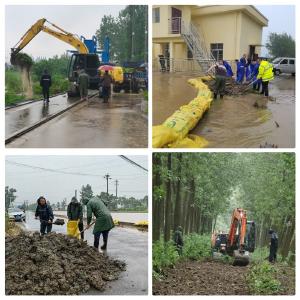 周矶管理区：闻“汛”出击 迎战强降雨