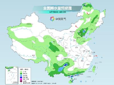 高考首日全国多地降水频繁 明起北方迎较大范围高温过程