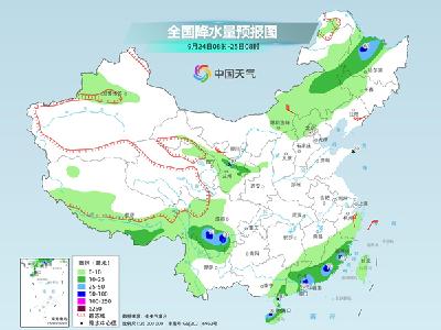 华南沿海降雨连连 南方炎热天气陆续返场