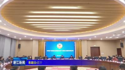 市政协召开“持续优化营商环境”专项民主监督协商会议