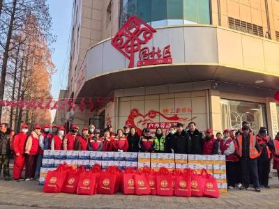 广华寺街道工会组织开展“迎新春送温暖”活动
