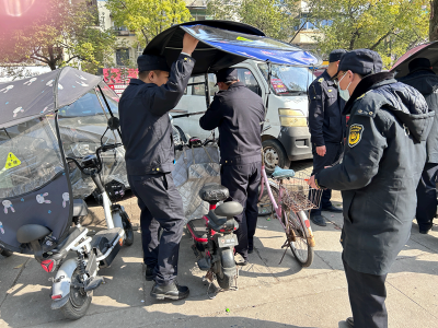 广华寺街道开展“警城联勤 协同共治”专项行动
