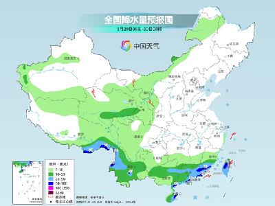 南方强降雨趋于结束北方暖热持续 月底中东部大范围降雨降温来袭 