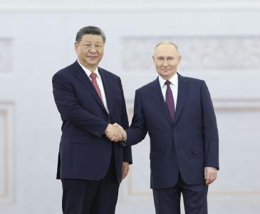 习近平同俄罗斯总统普京会谈