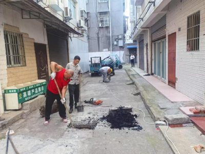 辉煌社区“管道革命”解民忧