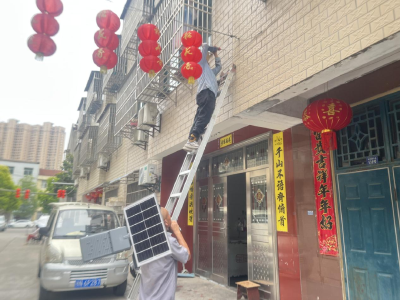 路灯照亮回家路 社区作为暖民心