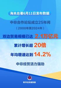 屡创新高！中非贸易规模已超2万亿元 