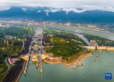三峡枢纽2025年上半年度通过量同比增长10.4%